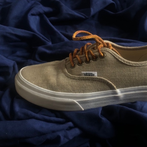 Tan Canvas Vans - Picture 2 of 2